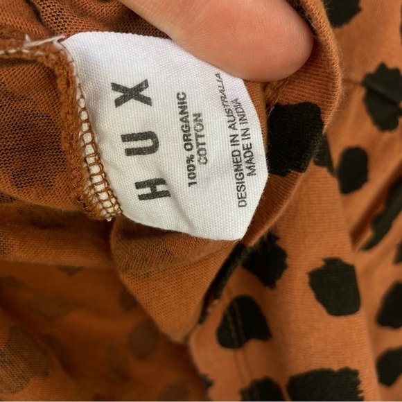 HUX BABY Organic Cotton Animal print Swirl Dress Baby size 9-12 Months - Picture 5 of 7